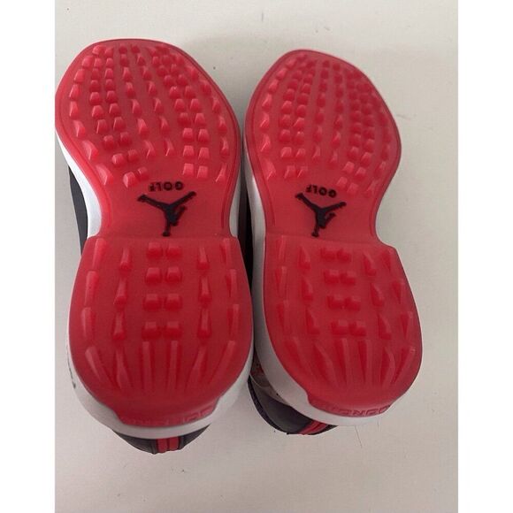 Men’s Sz 8 Nike Air Jordan ADG 5 Low Spikeless‎ Golf Shoe Black Red FQ7874-001 main image 7